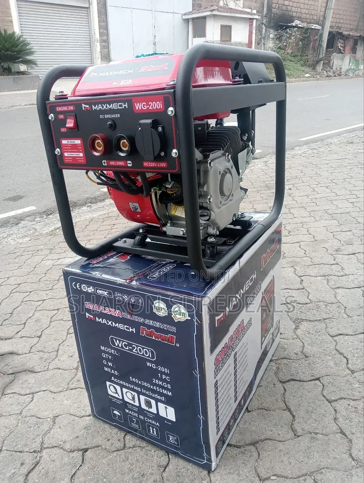 Maxmech Quality Welder Generator 1.3kva/200a