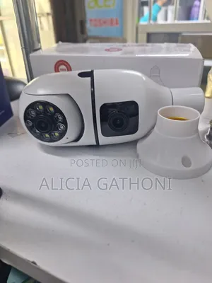Dual Camera Bulb Camera V380 New