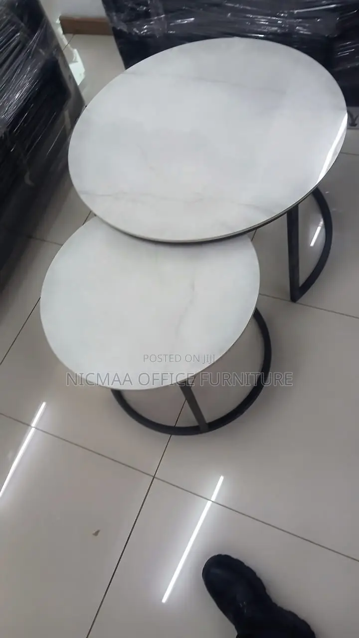 Modern, Versatile Space-Saving Elegant Marble Coffee Table