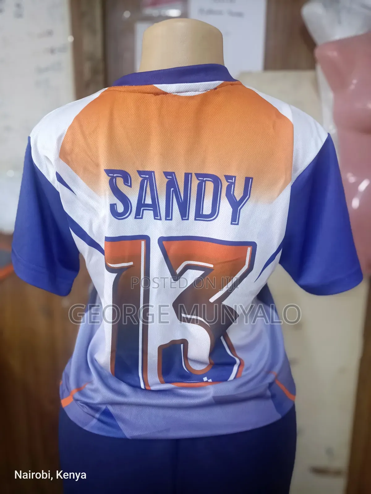 Custom Sports T-Shirt With Your Name Number Print