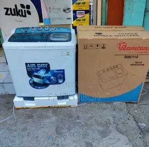 Ramtons Washing Machine Super Jumbo Twin Tub 12kg/14 With Air Dryer