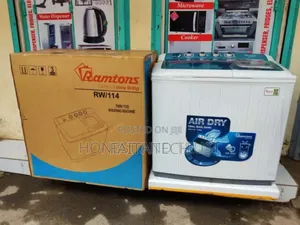 Ramtons Washing Machine Super Jumbo Twin Tub 12kg/14 With Air Dryer