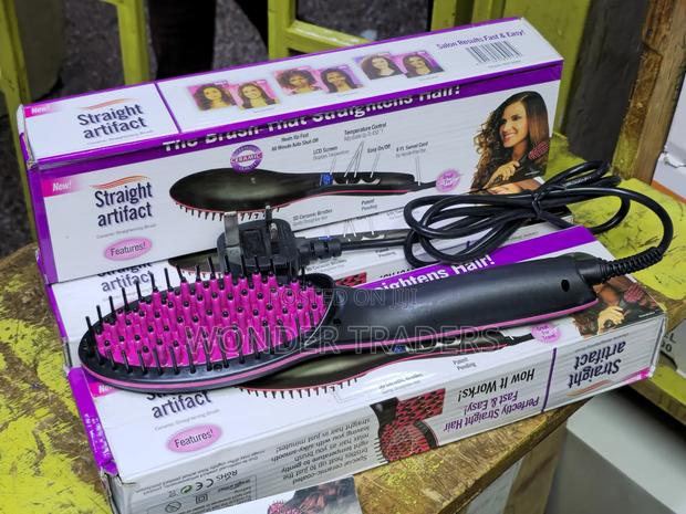 Hair Straightener Brush - main view
