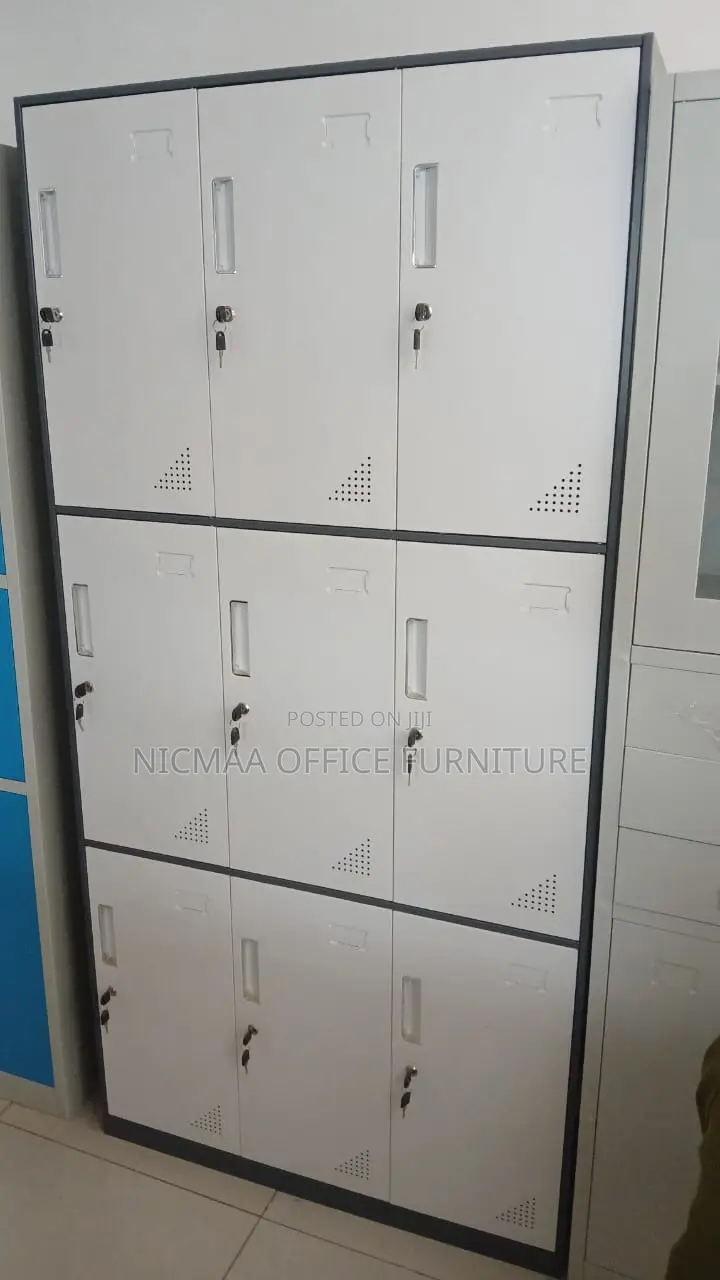6-Locker Grade a Secure Organized Storage Cabinet