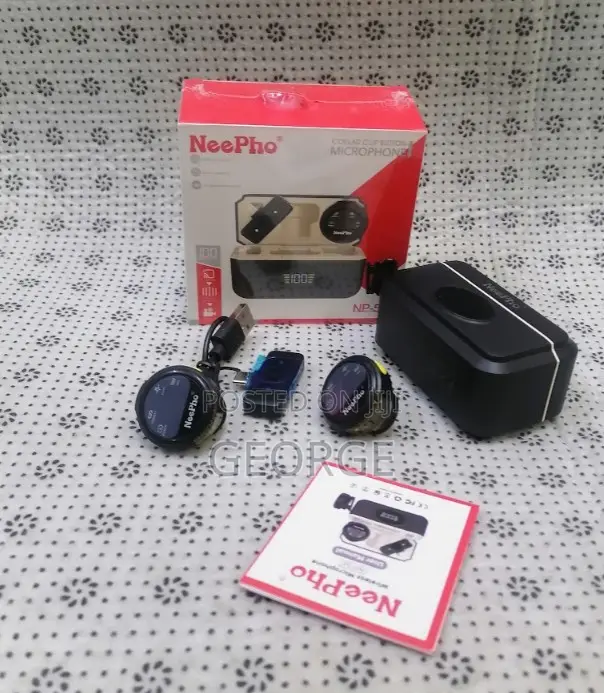 High Quality Neepho Np-58 Dual Wireless Type-C iPhone Microphone