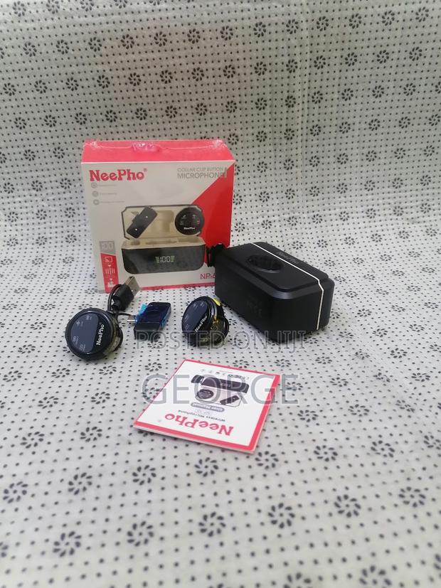 New Neepho Np-58 Dual Wireless Magnetic Microphone