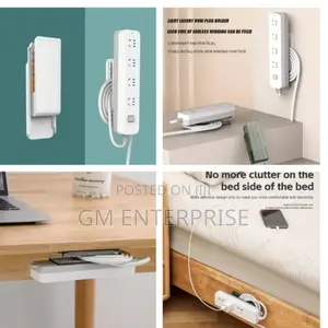 *Powerful Traceless Wall-Mounted Sticker Plug Fixer