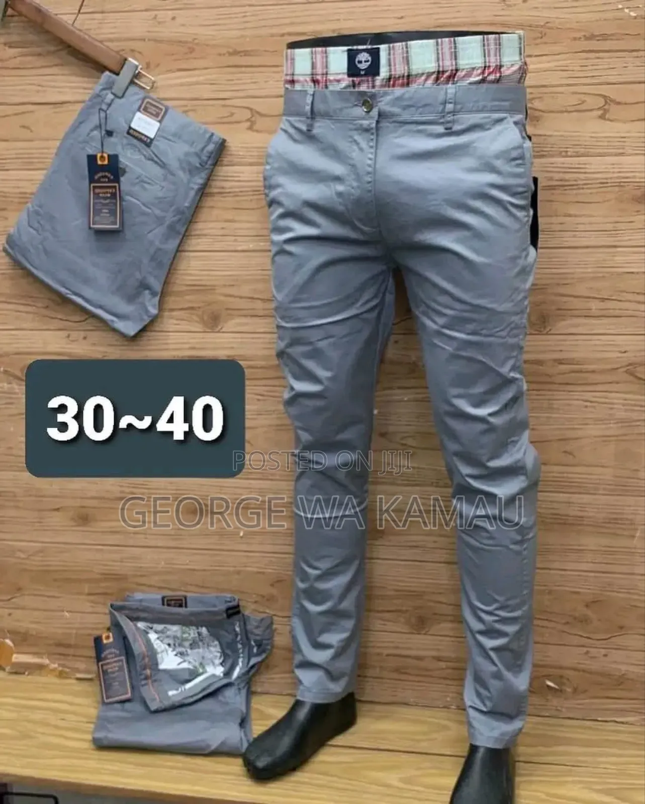 Soft Khaki Trousers