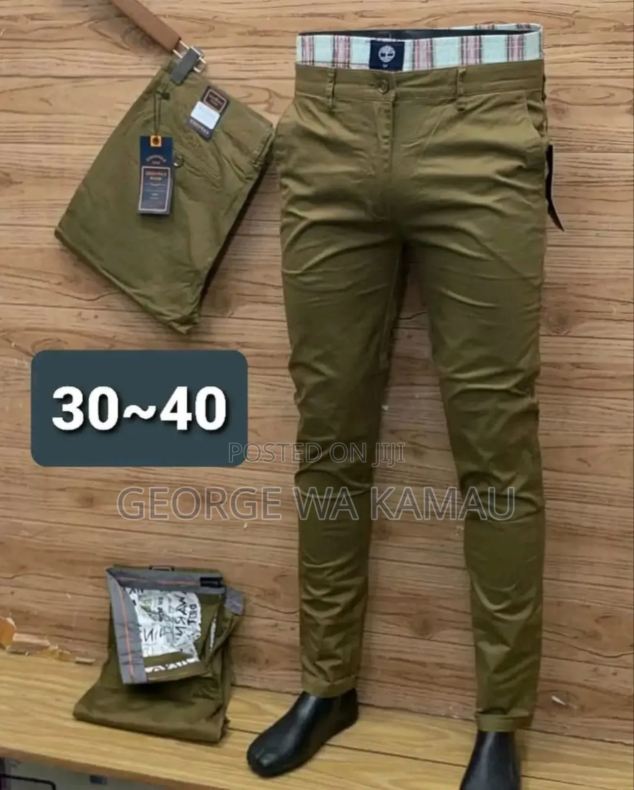 Soft Khaki Trousers