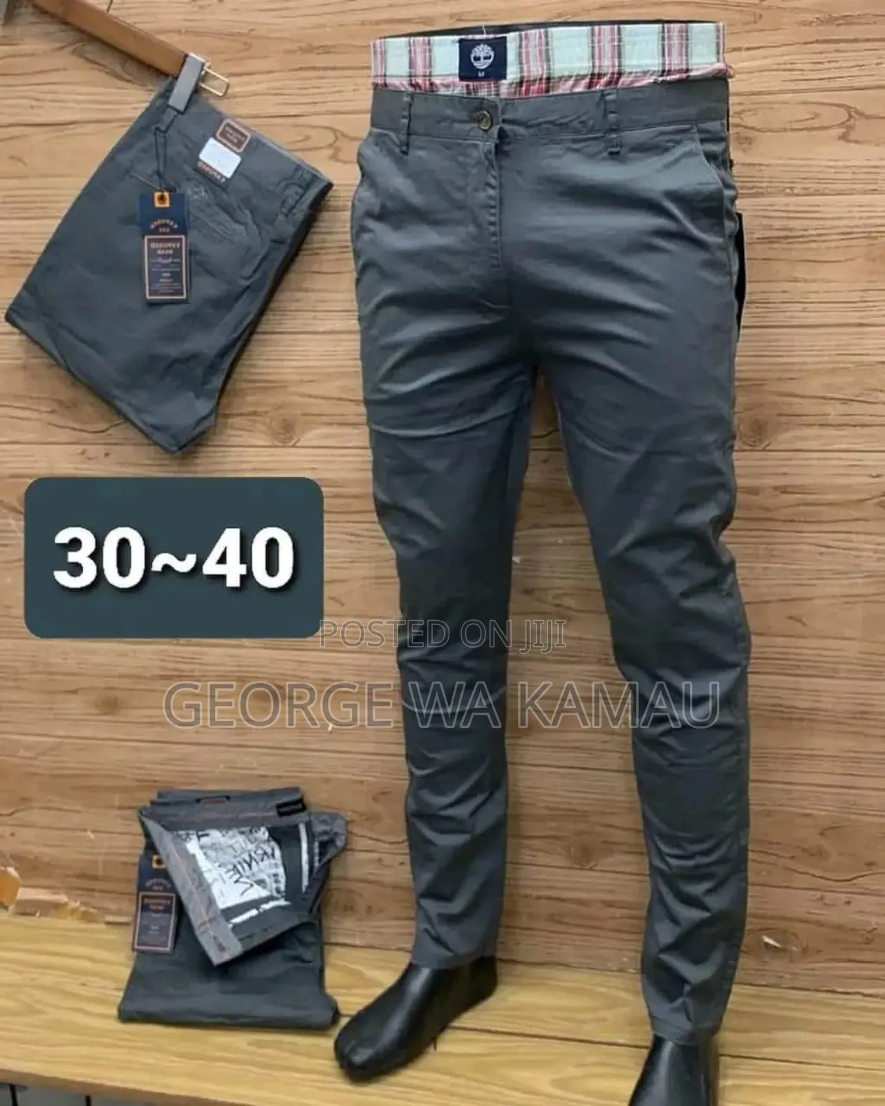 Soft Khaki Trousers