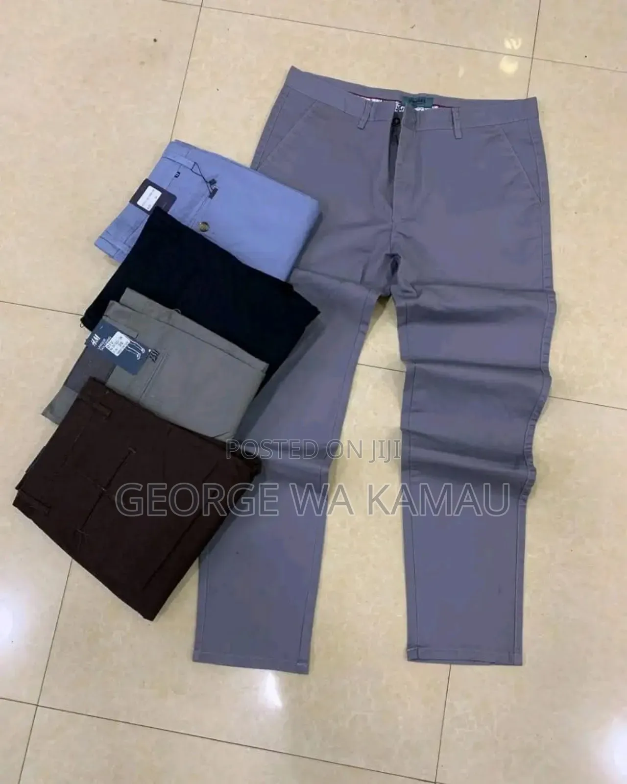 Soft Khaki Trousers