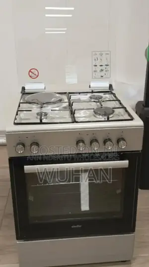 With Electric Oven- Von Simfer 60*60 3+1 Standing Cooker. +Gas Sensor