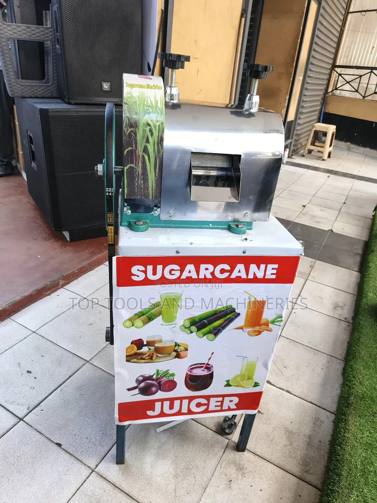 Commercial Heavy Duty Electric Sugarcane Juicer Extractor