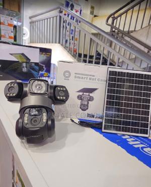 V380 Pro 4g Solar Camera 6mp Triple Lens Triple Screen Camera - thumbnail 2