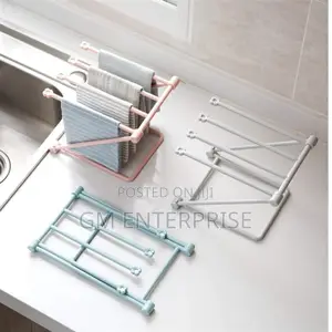 *Free Standing Towel Rack Holder * Dishcloth Hanger