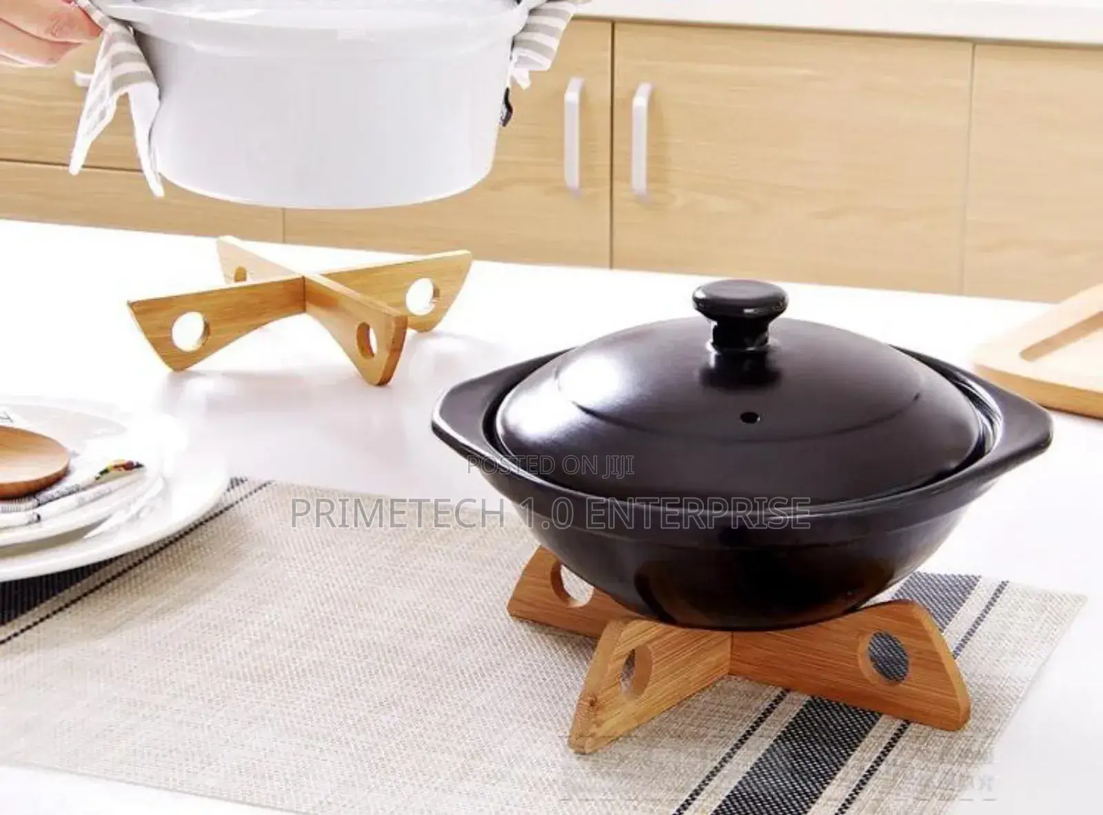 Bamboo Wooden Pot Coaster