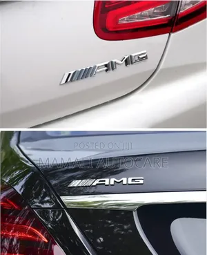 Mercedes Benz Amg Metallic Emblem Badge