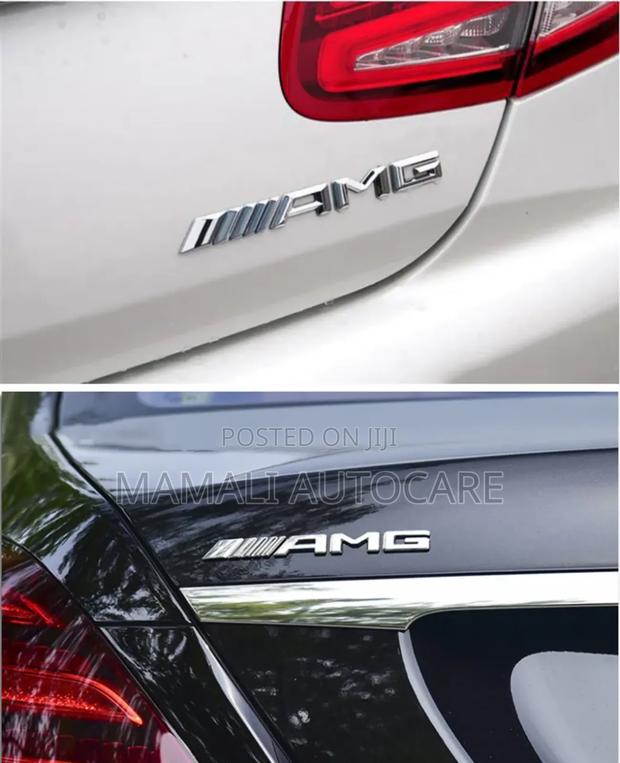 Mercedes Benz Amg Metallic Emblem Badge