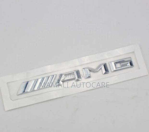 Mercedes Chrome Amg Rear Emblem - main view