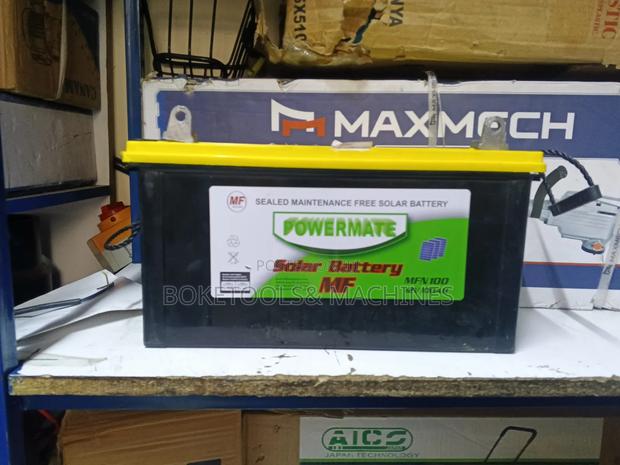Powermate 100ah Solar Battery - main view