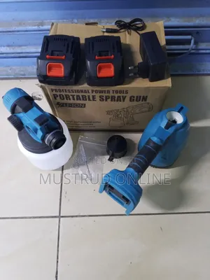 Portable Cordless Spray Gun/2 Batteries And Charger