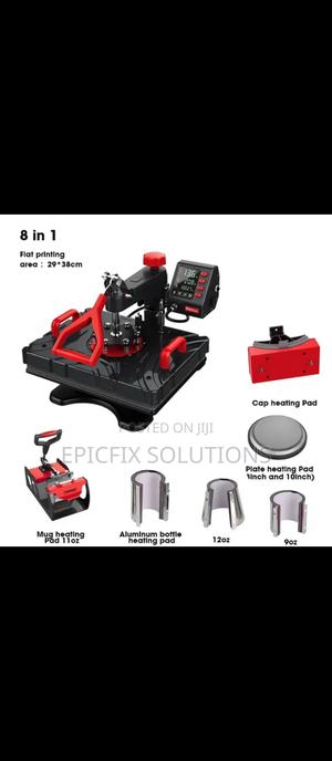 8 in 1 Heat Press Machine Restocked - thumbnail 2