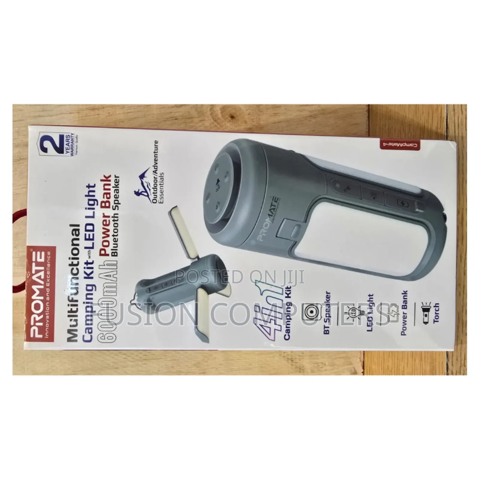 Promate 4-in-1 Multifunctional Camping Kit