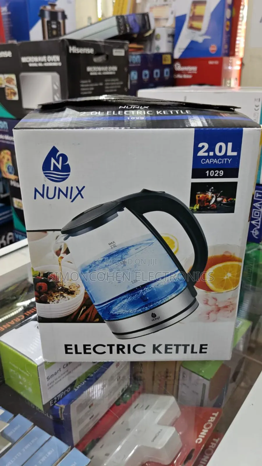 Nunix Glass Kettle 2l