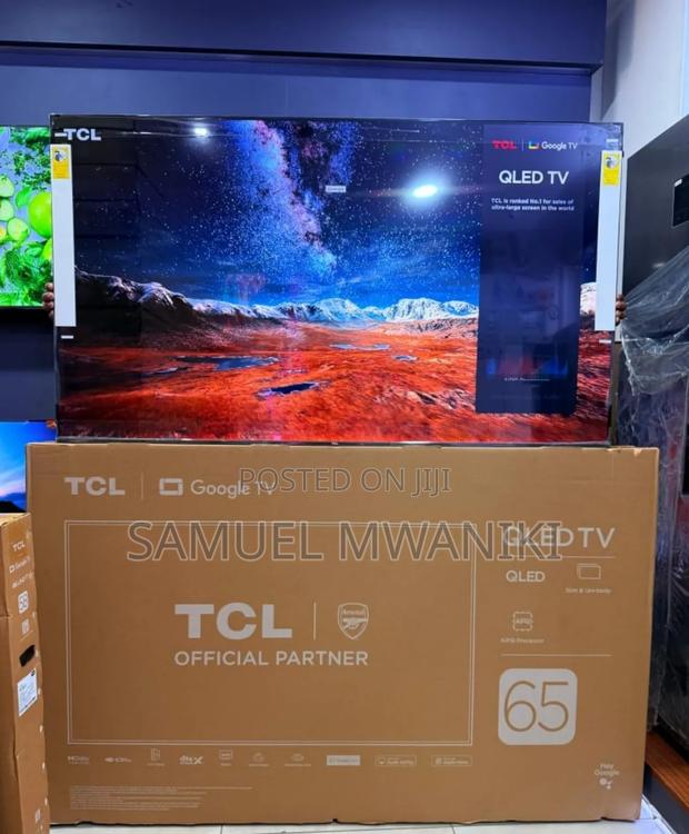 TCL 65" Qled Uhd Smart Google Tv 120hz VRR Aipq Hdr10+ Memc Dolby