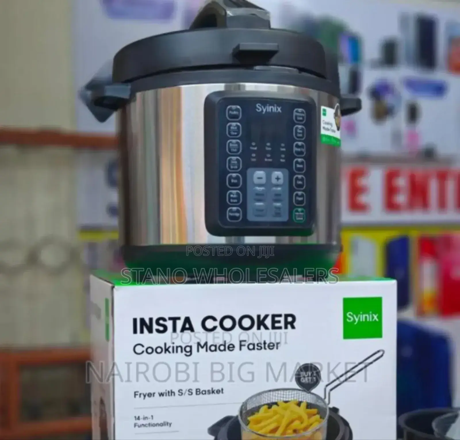 With 1 Year Warranty Syinix 6litres Pressure Cooker