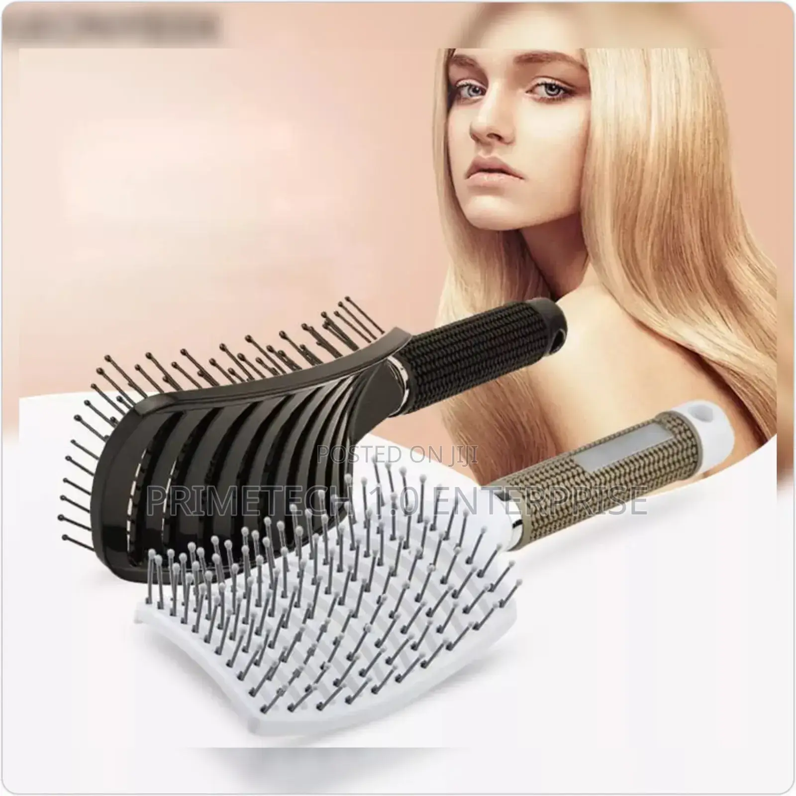 Curved Vented Detangling Comb