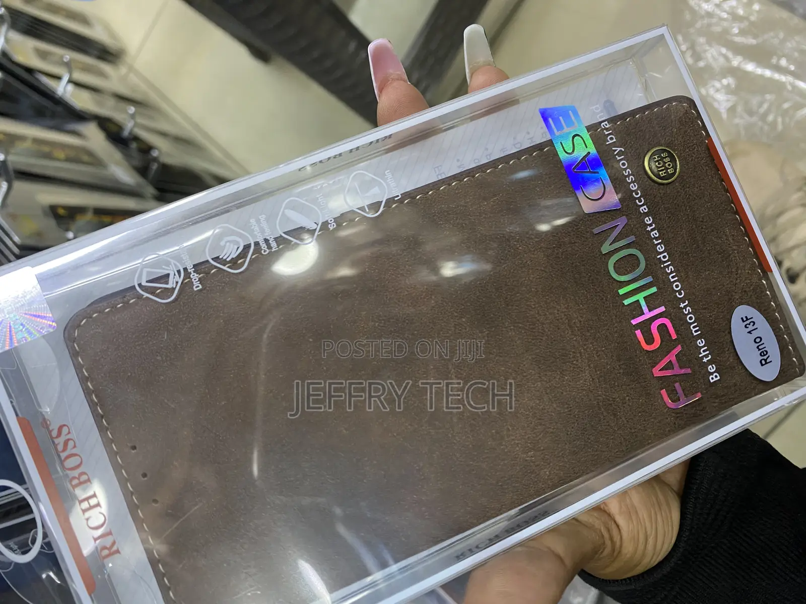 Miker Wallet Case for Oppo Reno 13 F 4g Pu Geniune Leather Flip