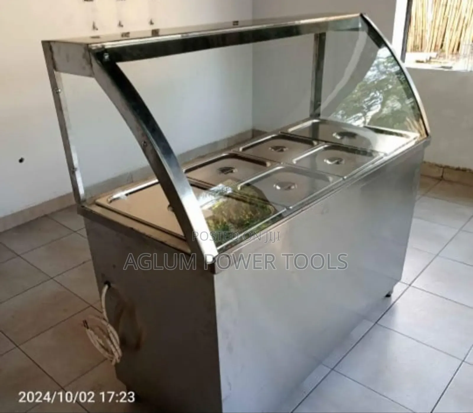 Food Warmer Display Stainless Steel