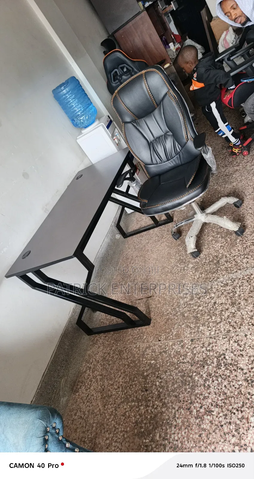 1.2 Mtr Metallic Computer/ Laboratory/Study Table+ C35 Chair