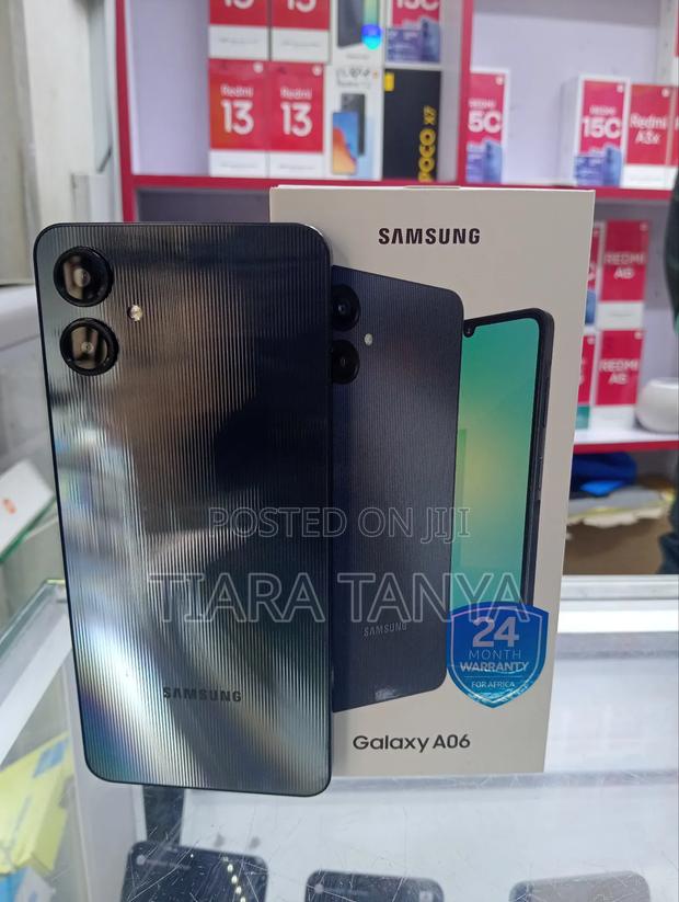 New Samsung Galaxy A06 64 GB Black - thumbnail 2