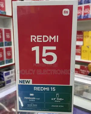 New Xiaomi Redmi 15 5G 256 GB Black