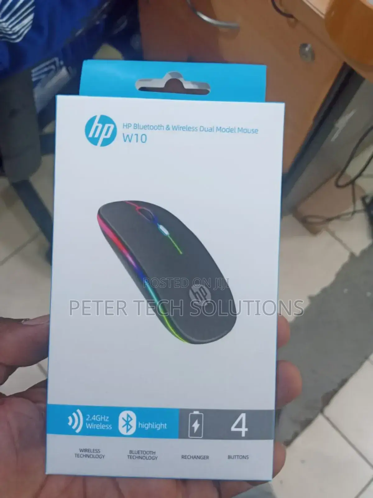 Hp Bluetooth and Wireless Dual Model Mouse W10
