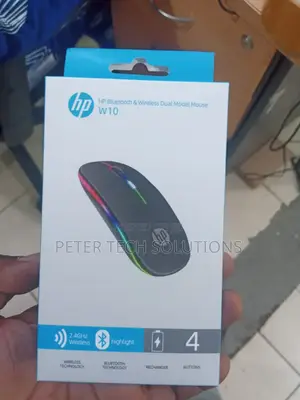 Hp Bluetooth and Wireless Dual Model Mouse W10