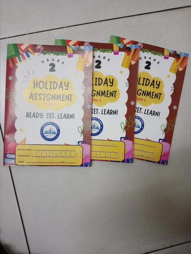 Grade 2 Homework Holiday Assignment