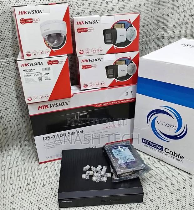 Hikvision 2mp Ip Network Smart Hybrid 4channel NVR Kit CCTV Cameras - main view