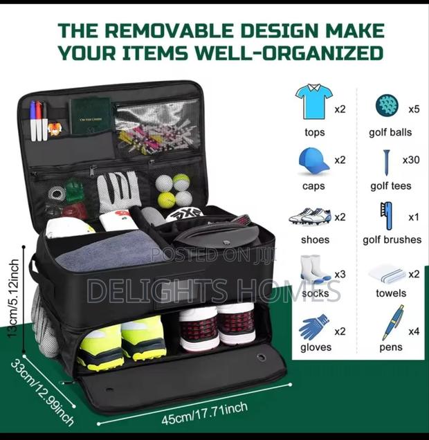 2-Layer Golf Trunk Organizer-Fu - main view