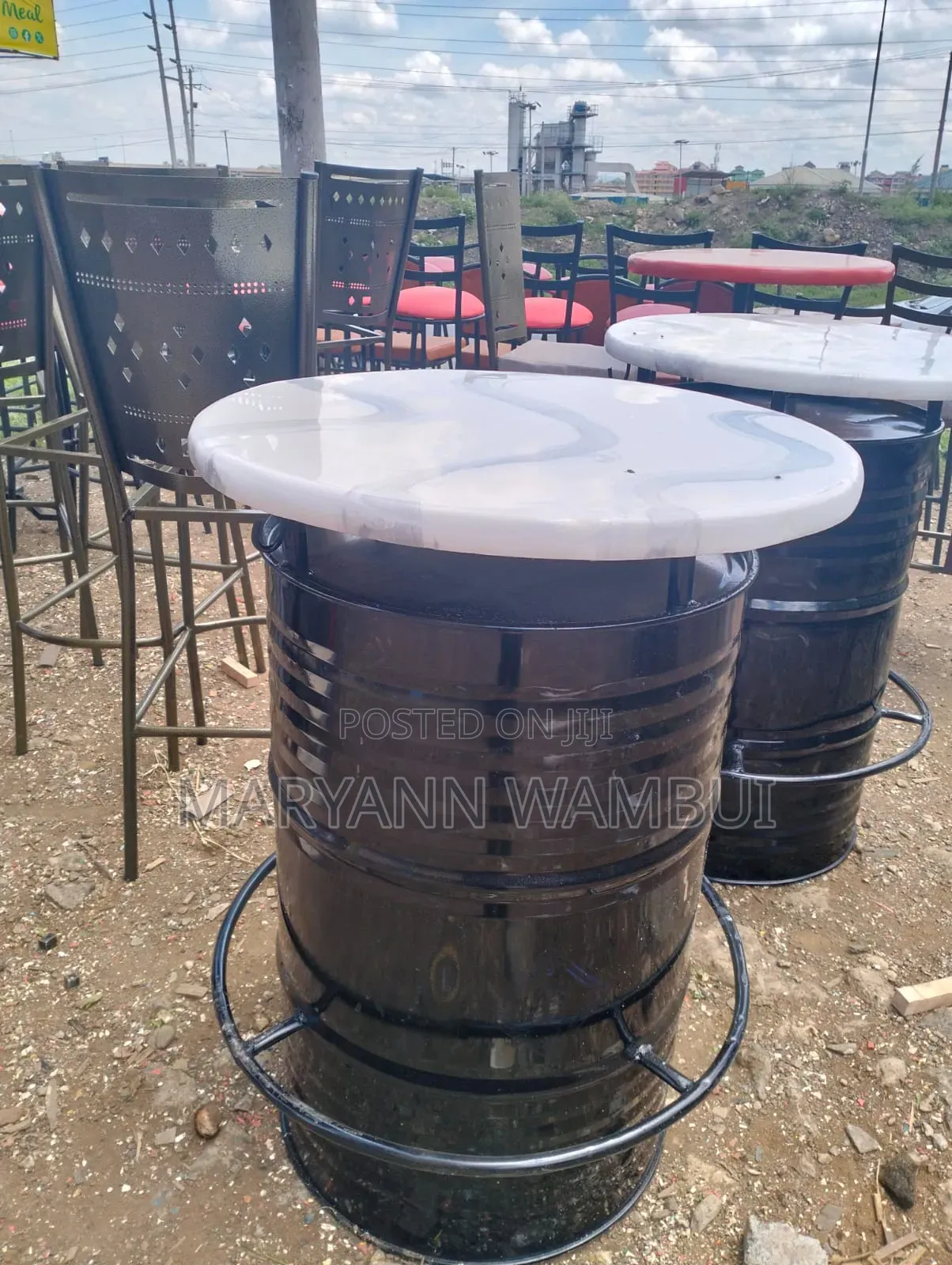 Hotel and Club Drum Tables