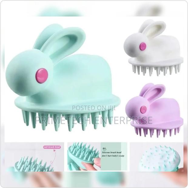 Rabbits Silicone Bathroom Brush - main view