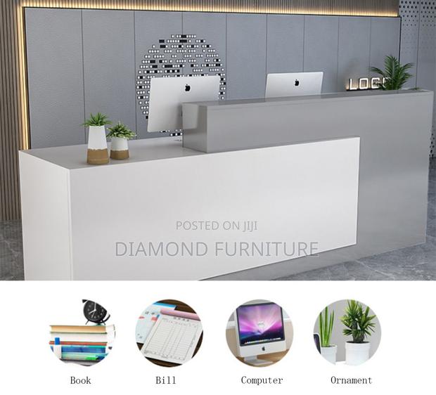 Modern Executive Front Office Reception Desk - thumbnail 4