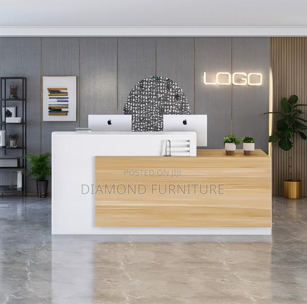 Modern Executive Front Office Reception Desk - thumbnail 5