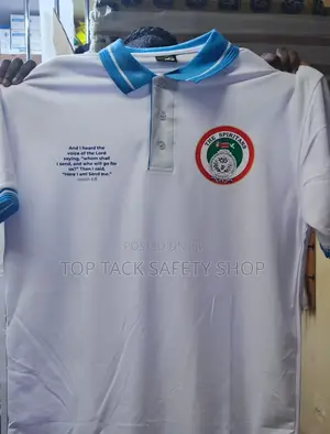 White Branded Polo T-Shirt