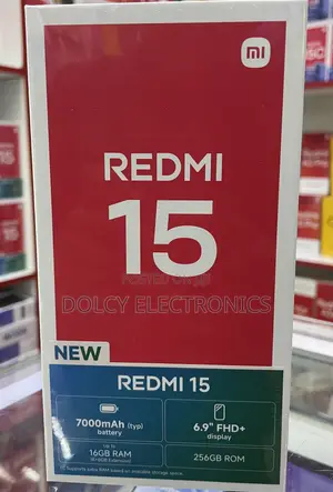 New Xiaomi Redmi 15 5G 256 GB Black
