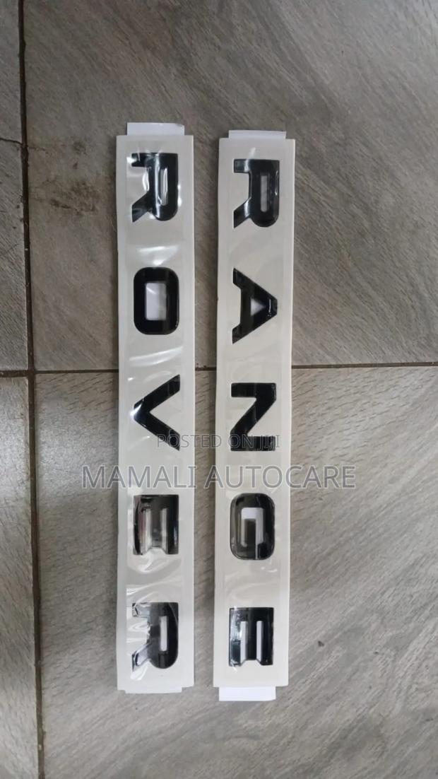 Range Rover Letter Logo Emblem Replacement - main view