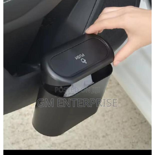 Car Door Seat Clip Stand Holder Organizer With Lid Trash Can