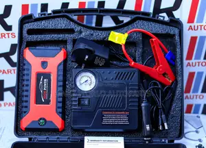Portable Car Jump Starter With Tire Inflator / Air Compressor 99800mah